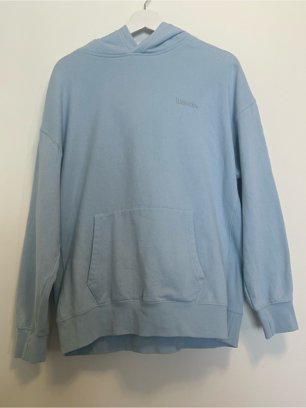 Bench Light Blue Crewneck Hoodie Sweater